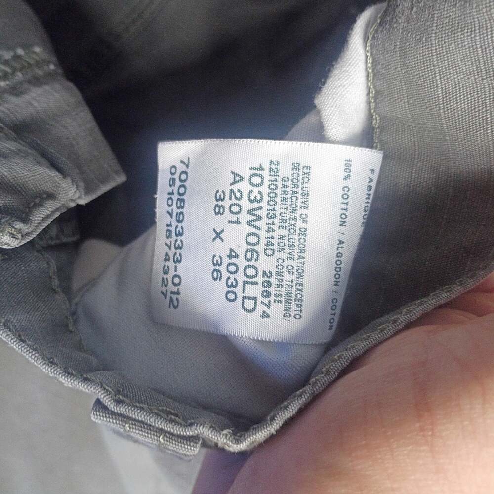 Wrangler RIGGS Workwear Ripstop Ranger Cargo Pants Gray 38x36 - Picture 6 of 7